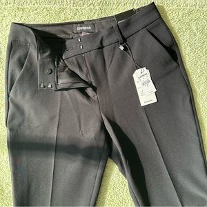 Express Editor Boot cut mid rise black dress pants